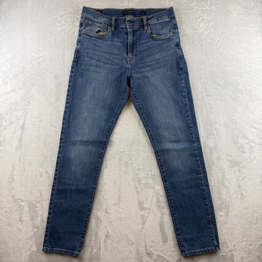 Lucky Brand Jeans Men 32x32 Blue 412 Athletic Slim Dark Wash Stretch Denim